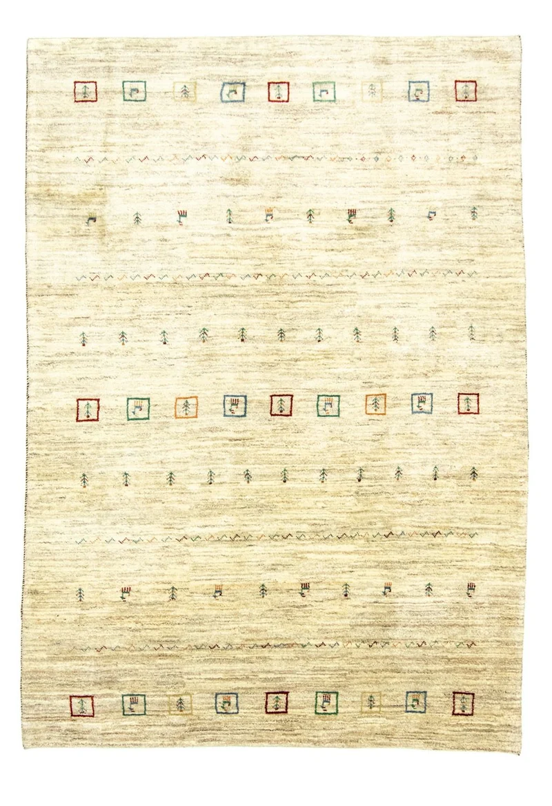 Gabbeh Teppich - Perser 199 x 285 cm - beige