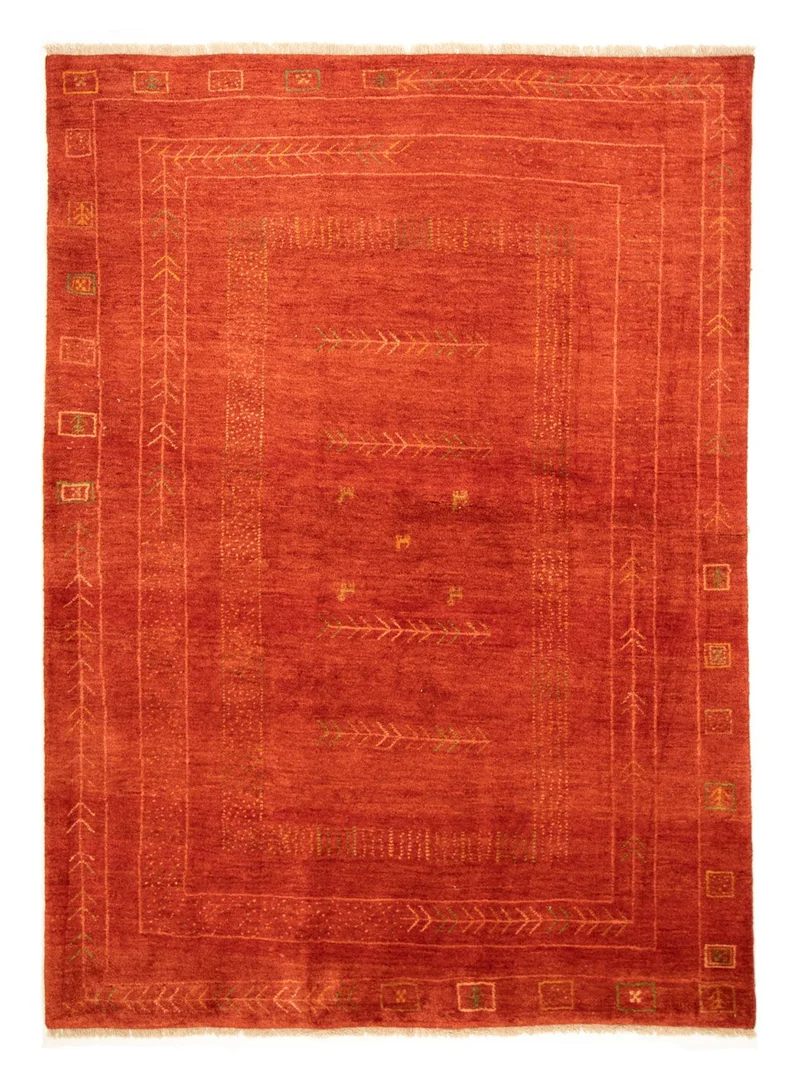 Gabbeh Teppich - Perser 170 x 230 cm - rot