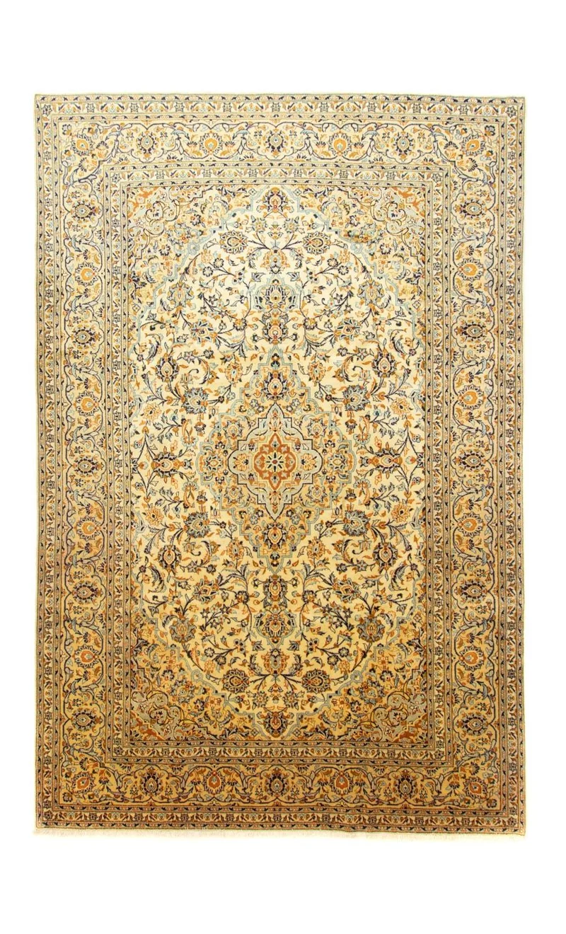 Perserteppich - Keshan 246 x 369 cm - beige