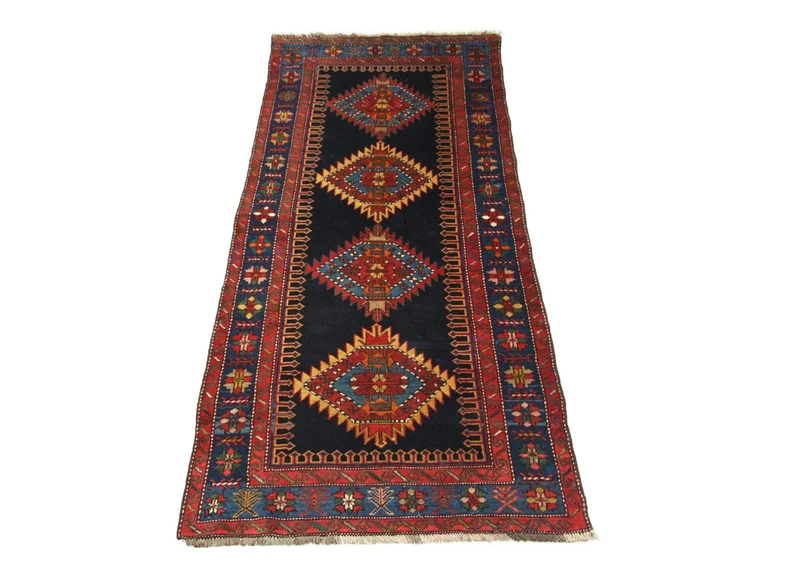 Ziegler Teppich - Kazak 110 x 268 cm - blau