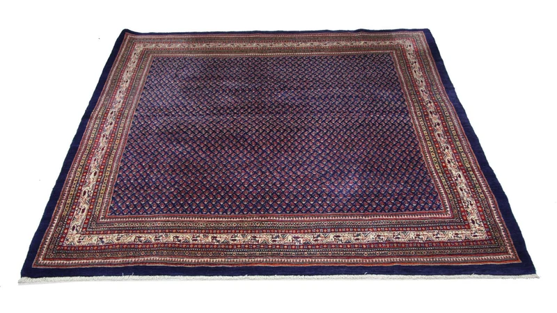 Perserteppich - Mir 266 x 267 cm - blau