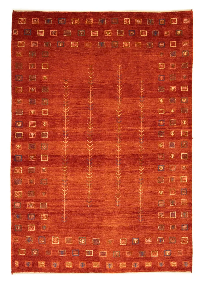 Gabbeh Teppich - Perser 165 x 230 cm - rot
