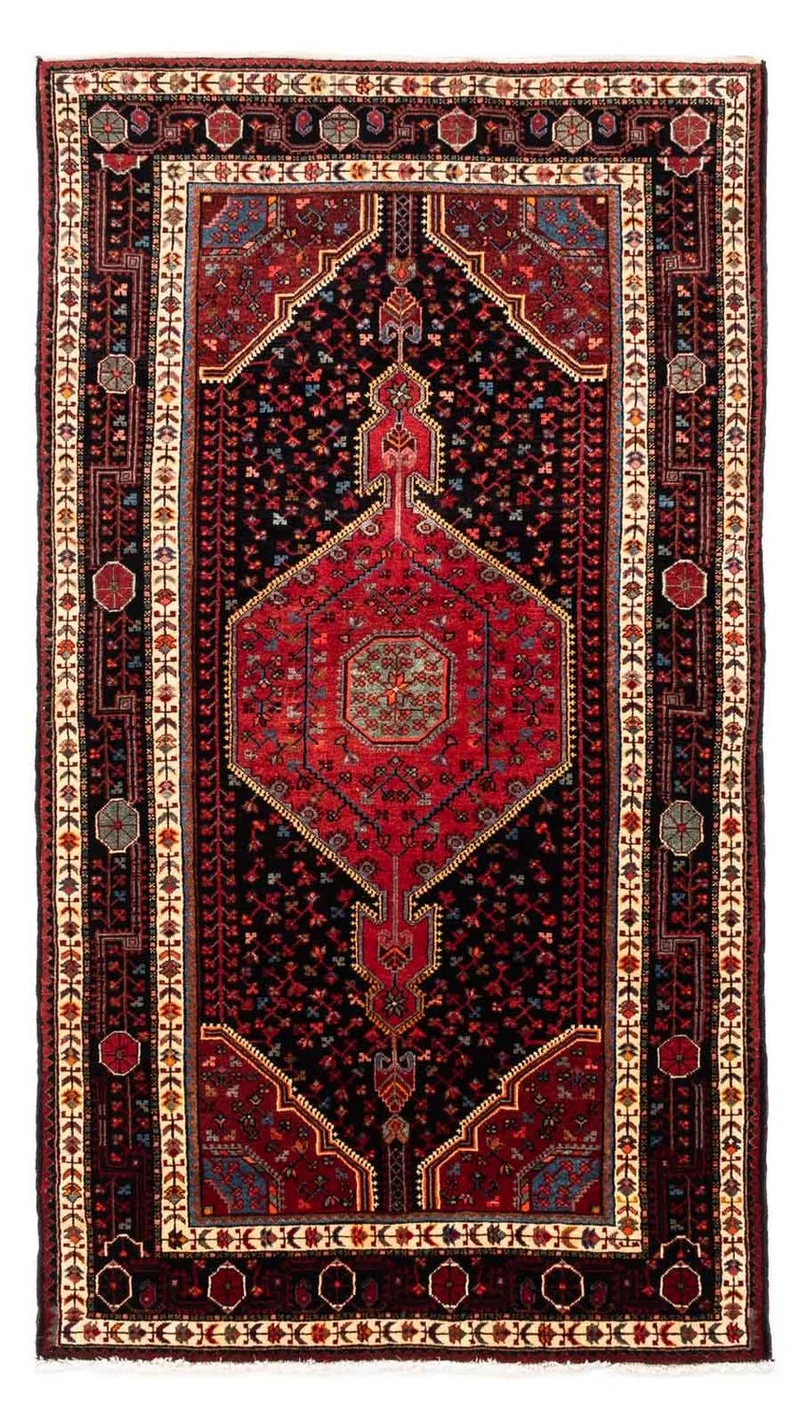 Perserteppich - Nomadic 136 x 246 cm - dunkelblau