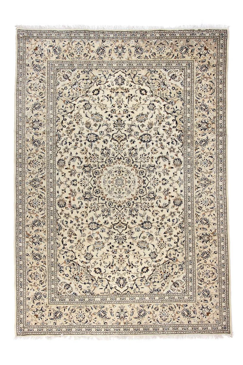Perserteppich - Keshan 242 x 343 cm - beige