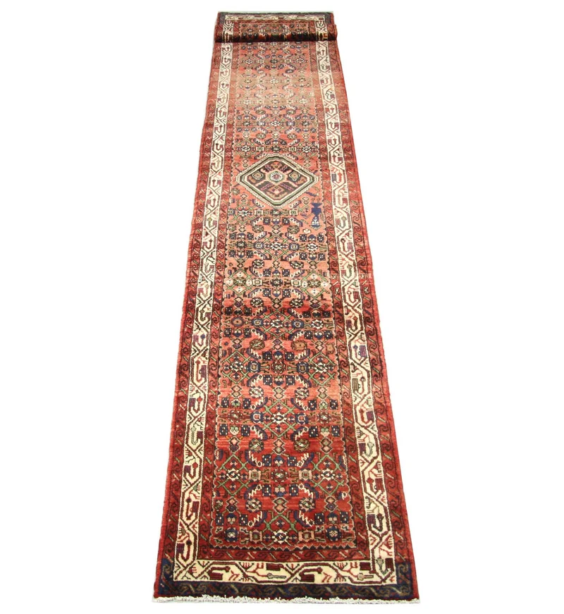 Perserteppich - Nomadic 85 x 470 cm - grau