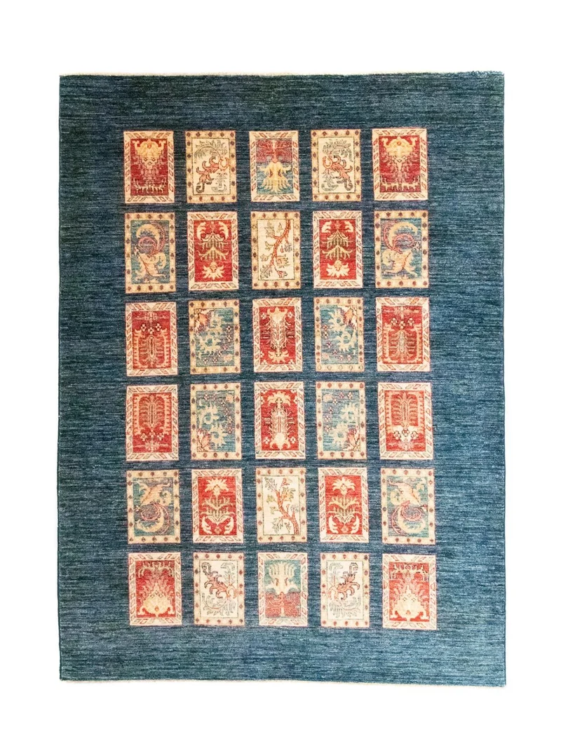 Ziegler teppich - Bachtiari 150 x 206 cm - blau