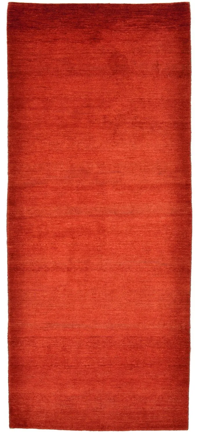 Gabbeh Teppich - Loribaft Perser 86 x 208 cm - rot