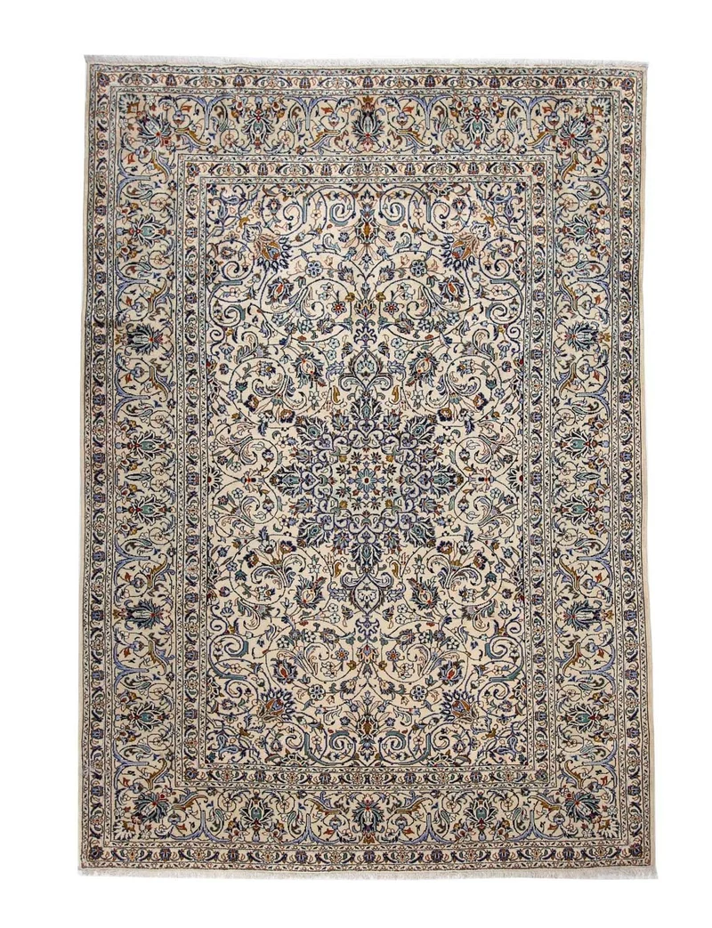 Perserteppich - Keshan 231 x 323 cm - beige