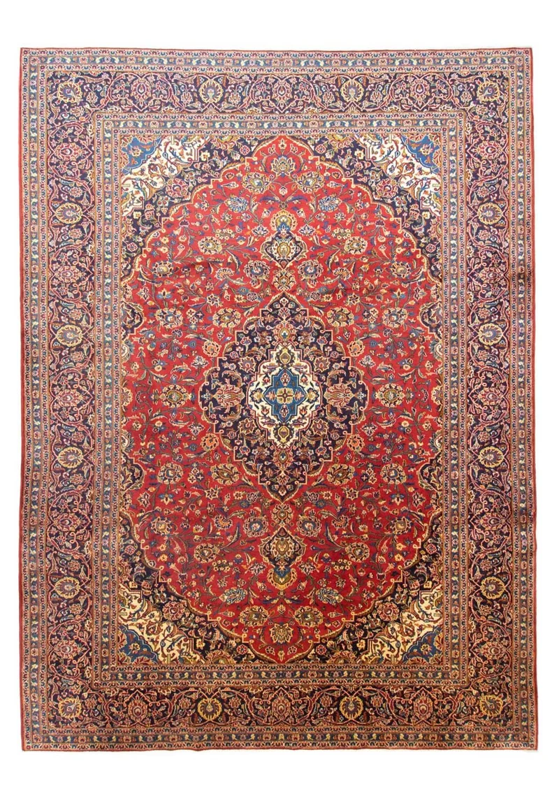 Perserteppich - Keshan 304 x 417 cm - rost