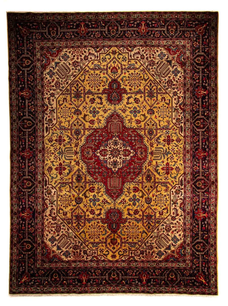 Perserteppich - Täbriz 297 x 397 cm - beige