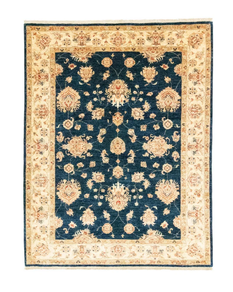 Ziegler Teppich 150 x 198 cm - blau