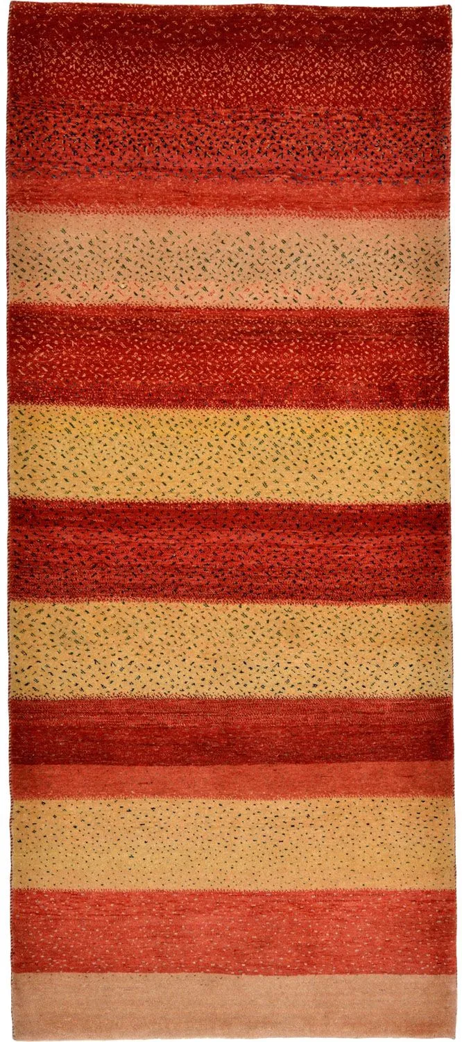 Gabbeh Teppich - Loribaft Perser 86 x 202 cm - rot