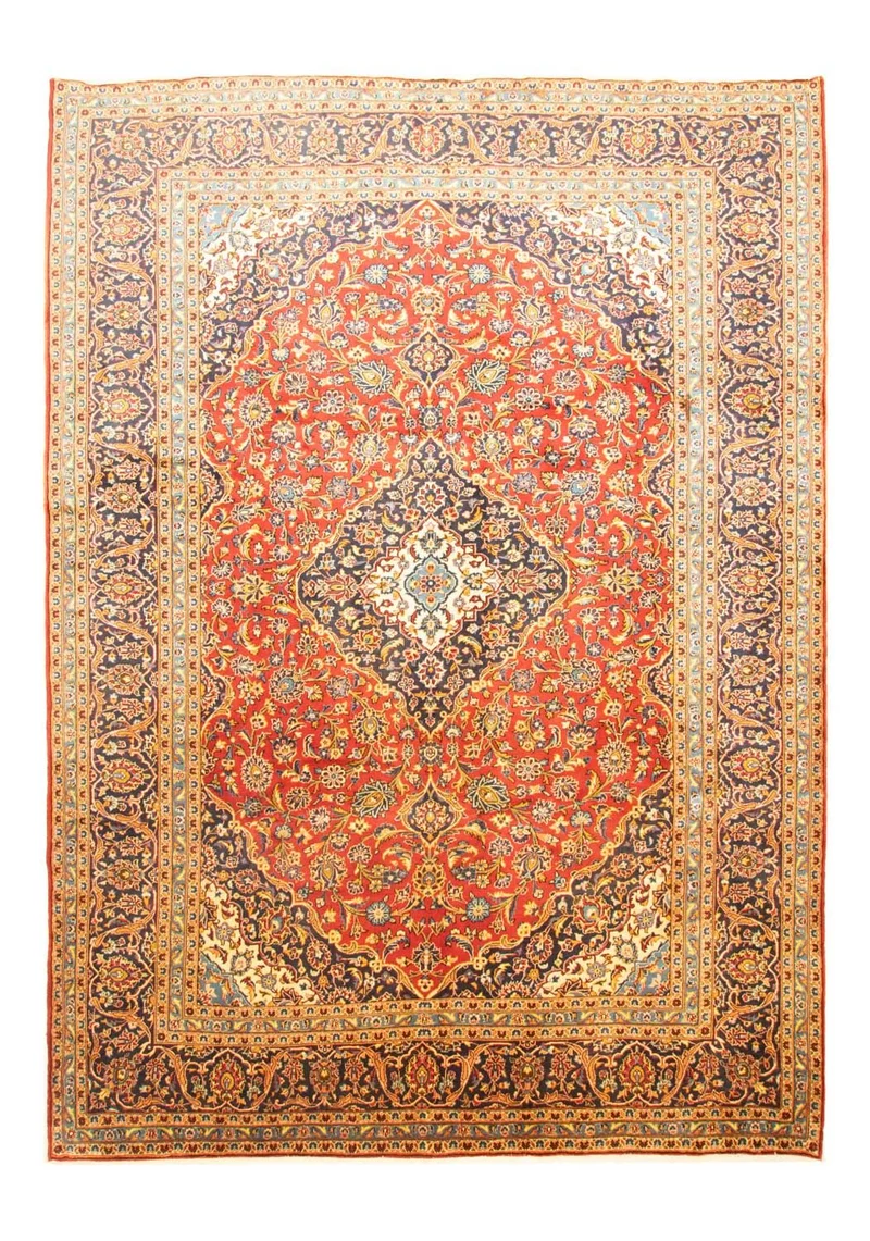Perserteppich - Keshan 297 x 414 cm - orange
