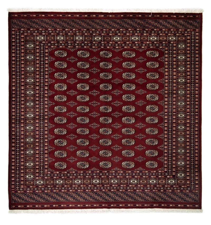 Afghan Teppich - Buchara 204 x 207 cm - rot
