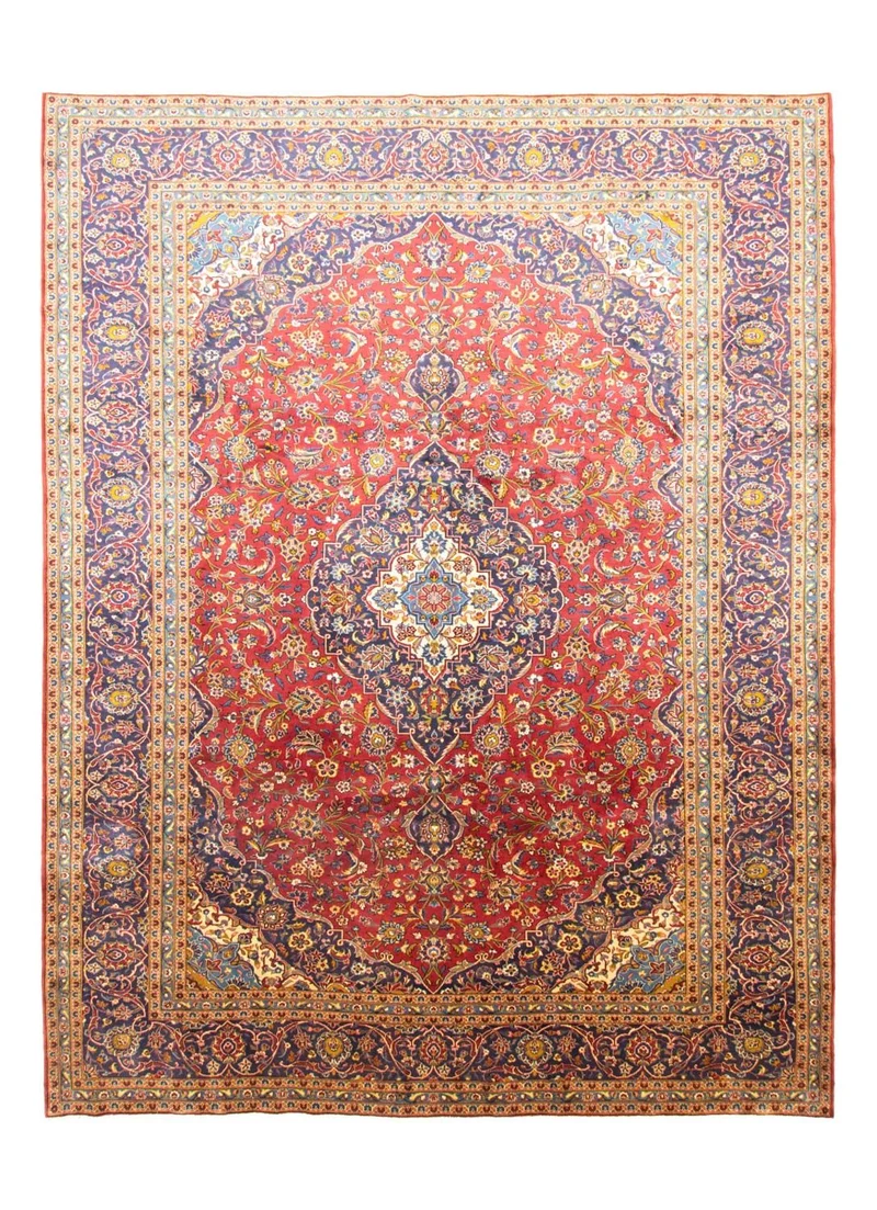 Perserteppich - Keshan 304 x 401 cm - rot