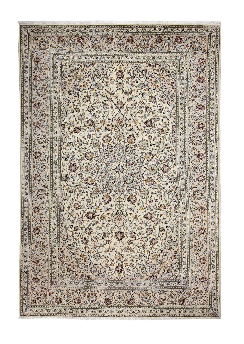 Perserteppich - Keshan 247 x 361 cm - beige