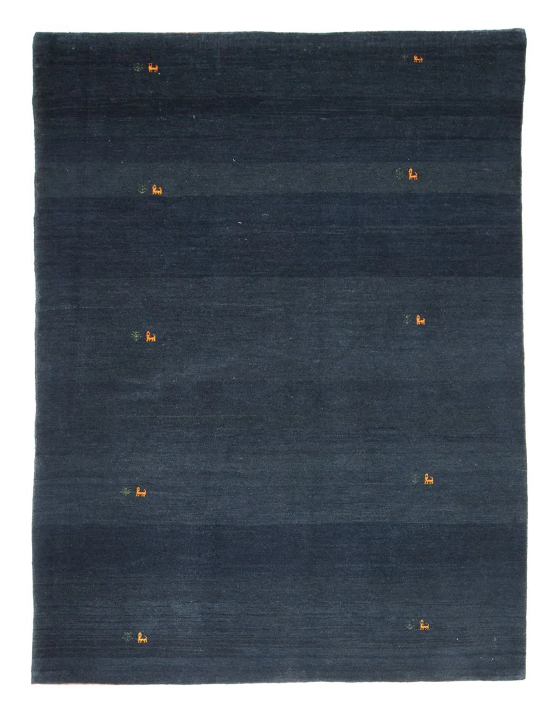 Gabbeh Teppich - Perser 175 x 227 cm - dunkelblau