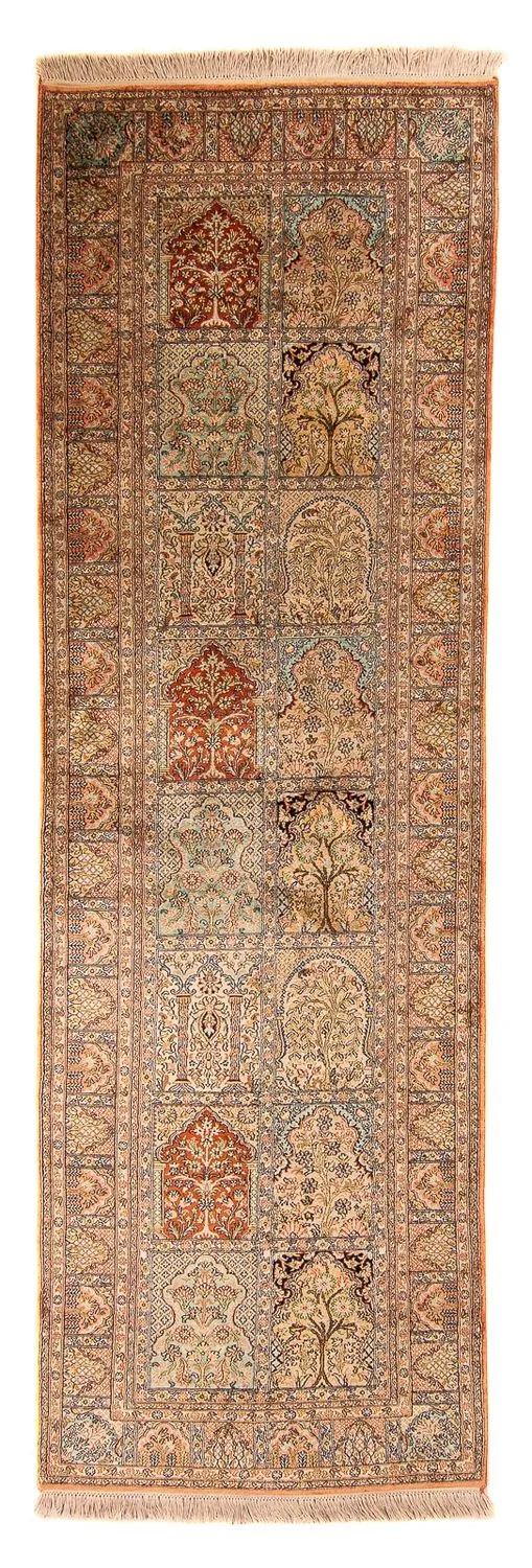 Seidenteppich - Kaschmir Seide 94 x 310 cm Teppichläufer