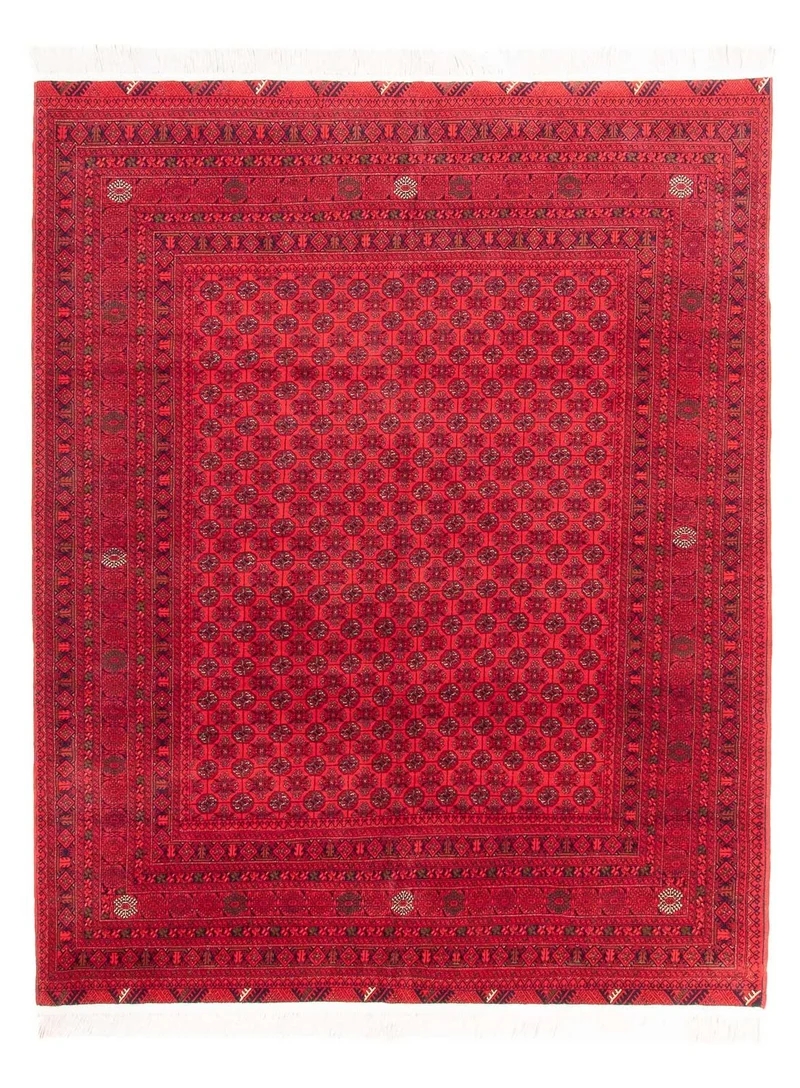 Afghan Teppich - 200 x 289 cm - rot