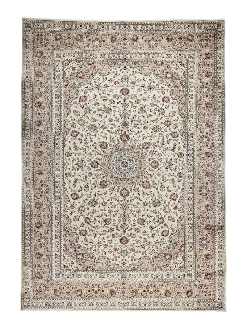 Perserteppich - Keshan 248 x 350 cm - beige