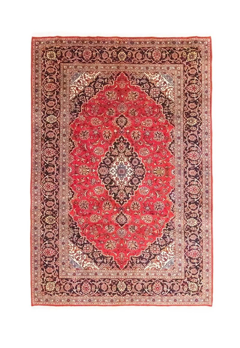 Perserteppich - Keshan 202 x 303 cm - rot