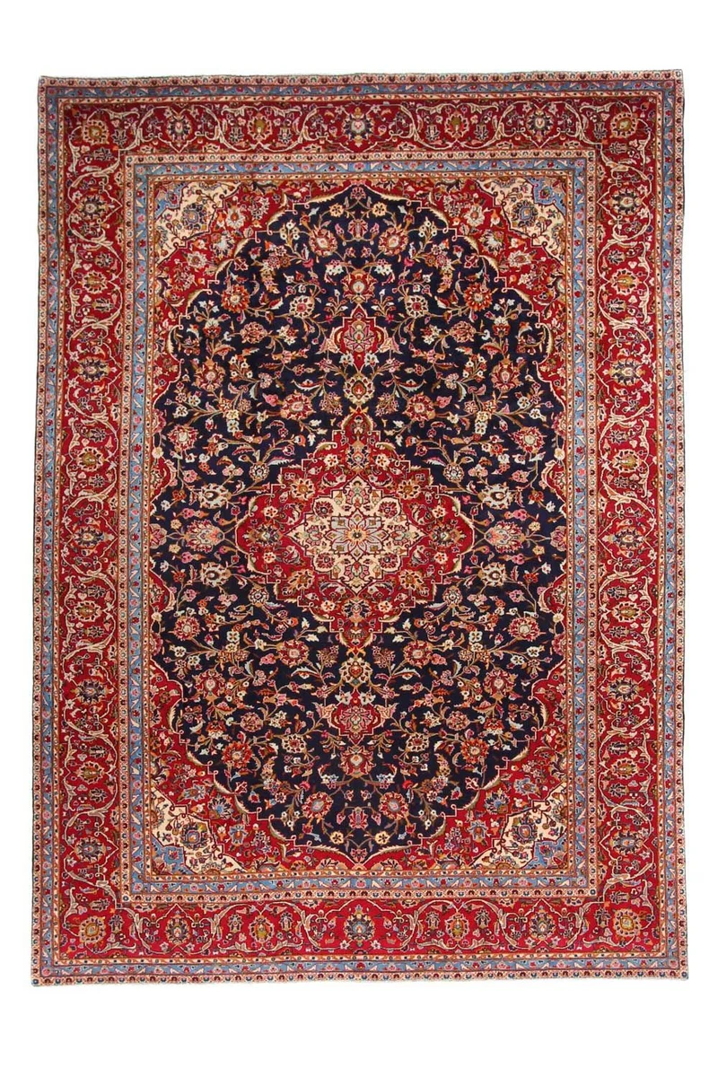 Perserteppich - Keshan 290 x 403 cm - blau