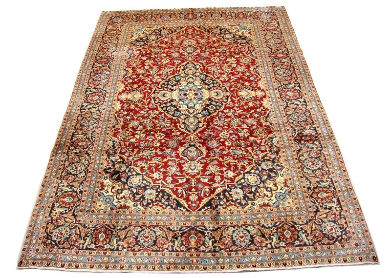 Perserteppich - Keshan 258 x 354 cm - rot
