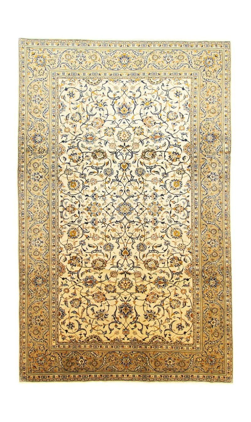 Perserteppich - Keshan 237 x 378 cm - beige