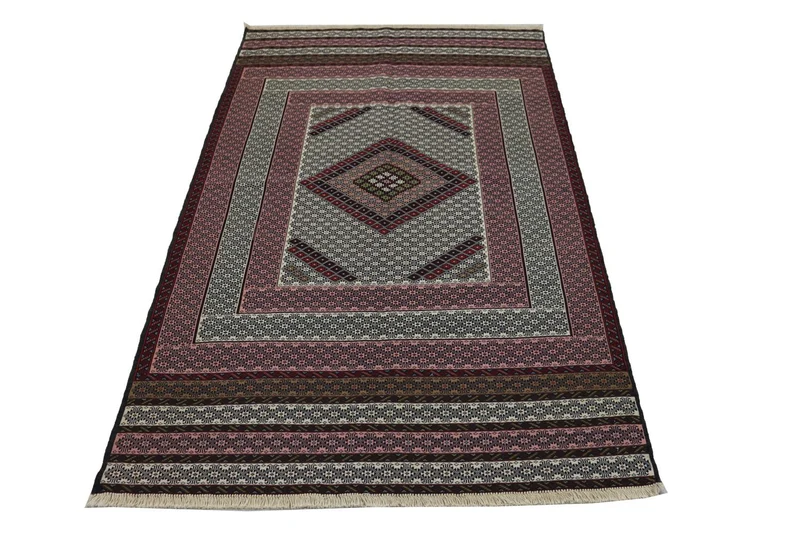 Kelim Teppich - Oriental 129 x 205 cm - blau