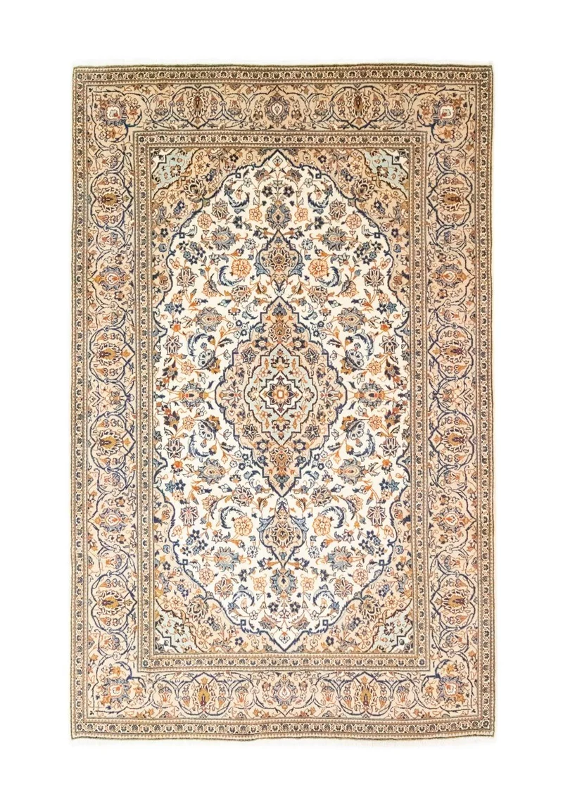 Perserteppich - Keshan 195 x 309 cm - beige