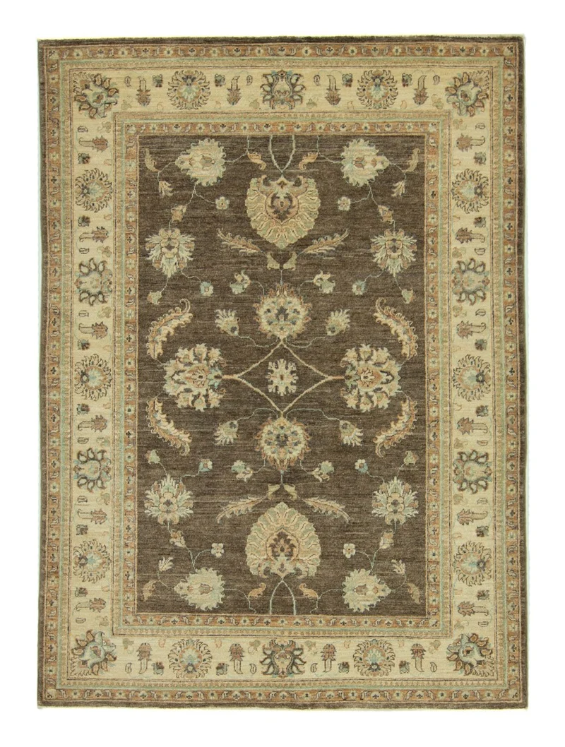Ziegler Teppich 147 x 199 cm - taupe