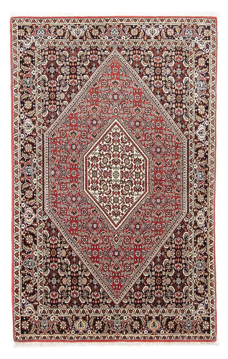 Perserteppich - Bidjar 113 x 176 cm - hellrot