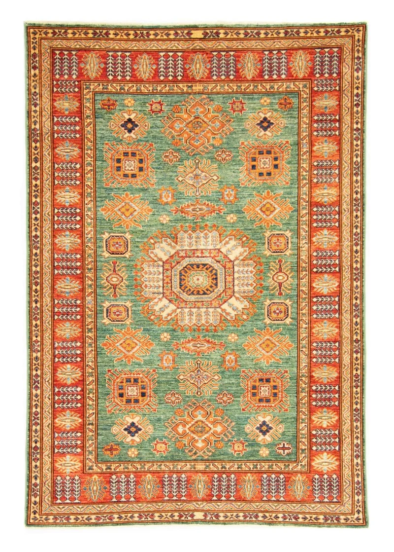 Ziegler Teppich - Kazak 150 x 211 cm - grün