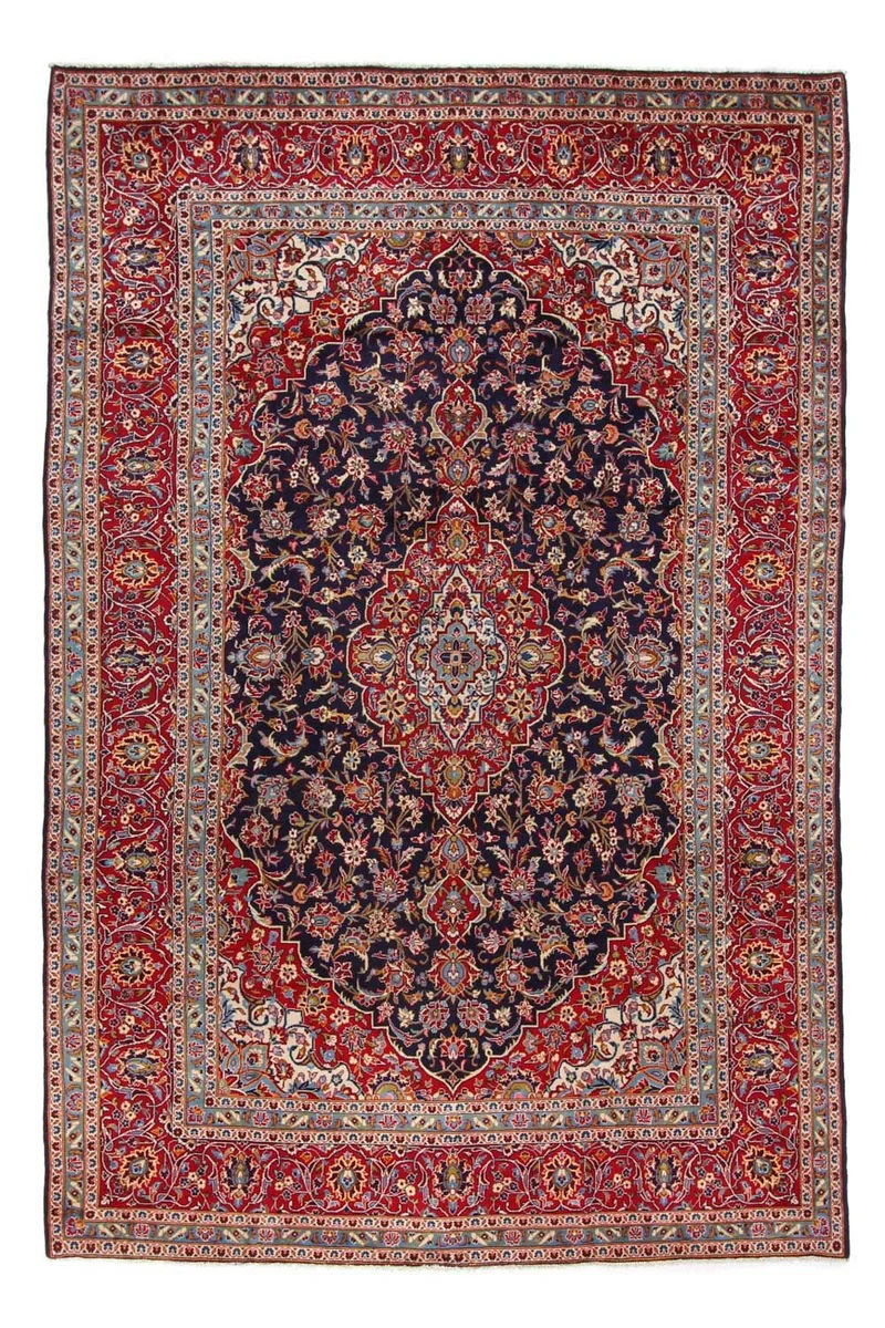 Perserteppich - Keshan 246 x 368 cm - blau