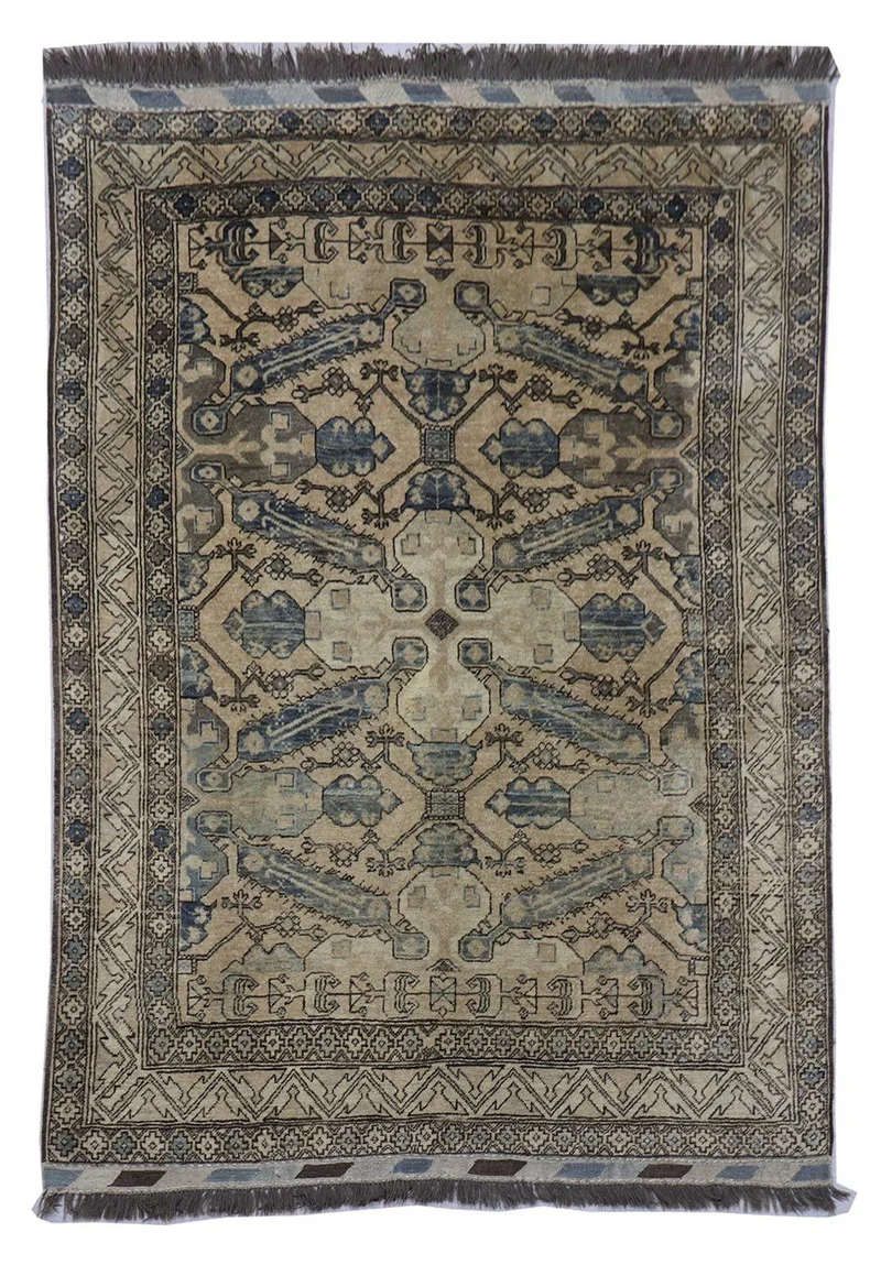 Ziegler Teppich 173 x 197 cm - grau