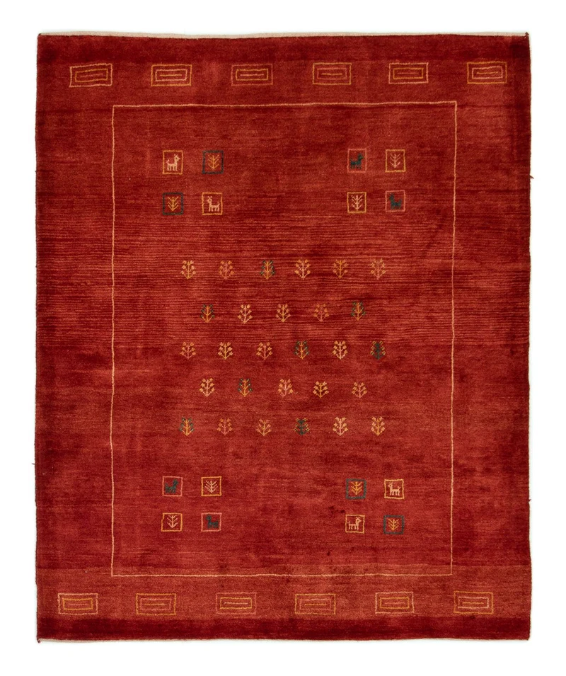 Gabbeh Teppich - Perser 163 x 190 cm - rot