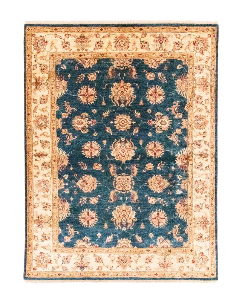 Ziegler Teppich 152 x 204 cm - blau
