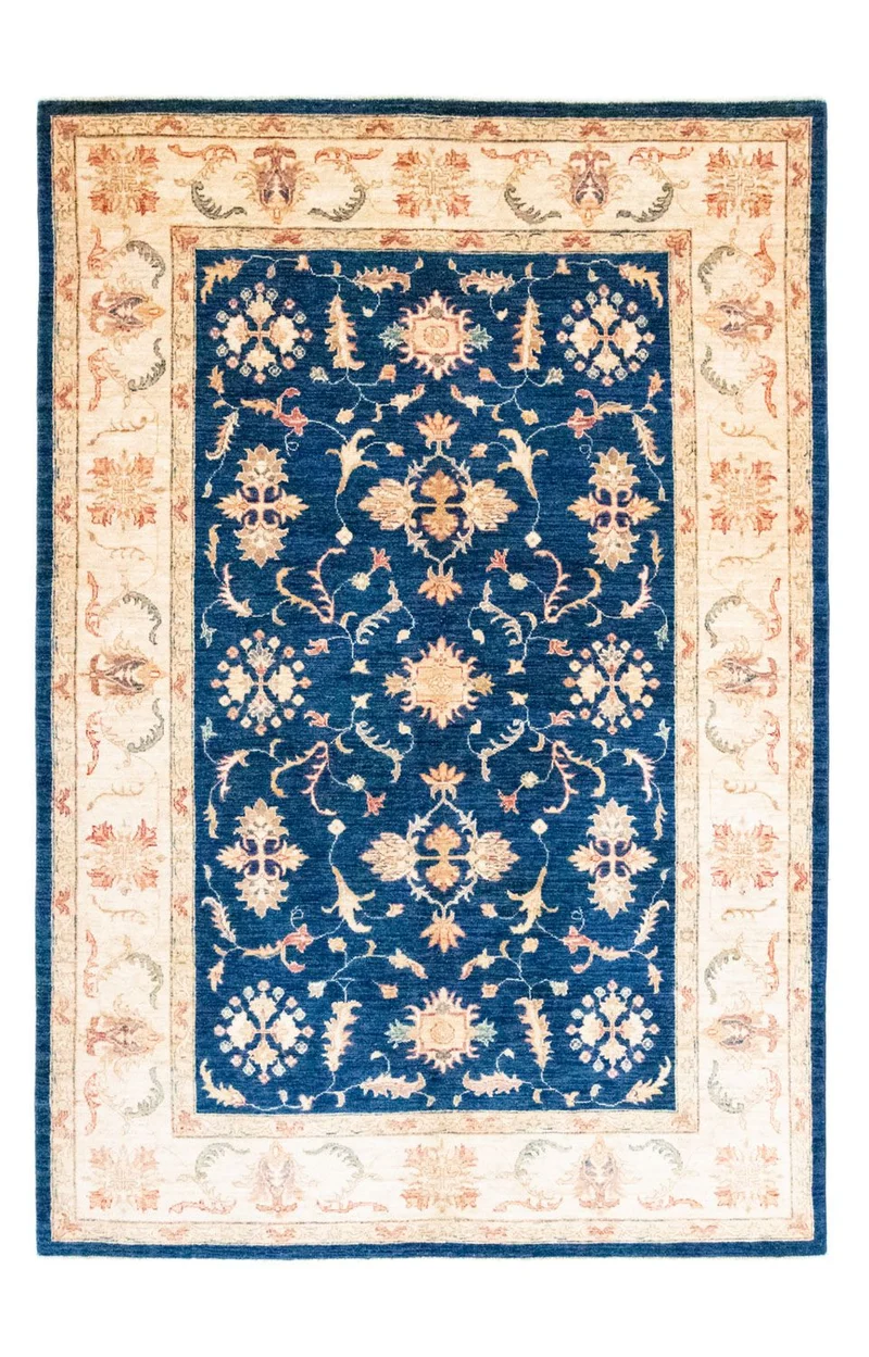 Ziegler Teppich 178 x 253 cm - blau