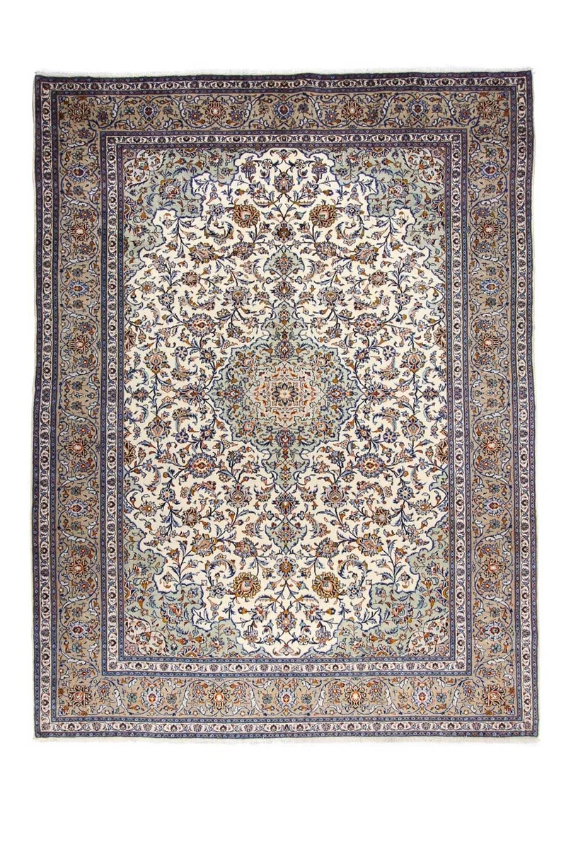 Perserteppich - Keshan 300 x 398 cm - beige