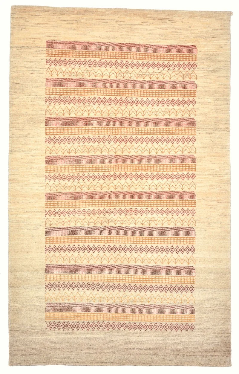 Gabbeh Teppich - Loribaft Perser 128 x 206 cm - sand
