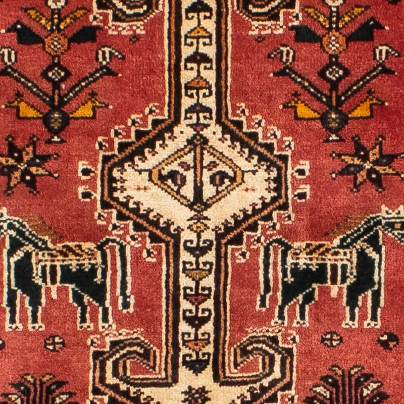 Perserteppich - Nomadic 100 x 400 cm - hellrot