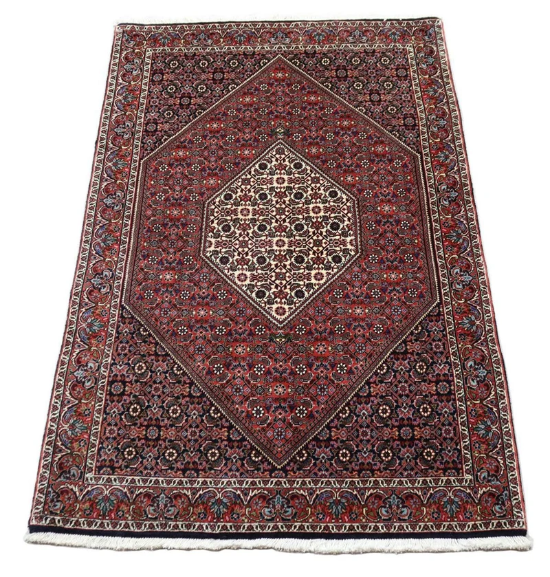 Perserteppich - Bidjar 109 x 178 cm - dunkelrot