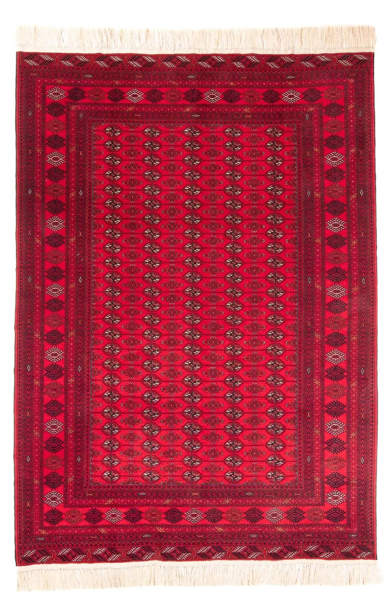 Afghan Teppich - Buchara - 200 x 282 cm - rot