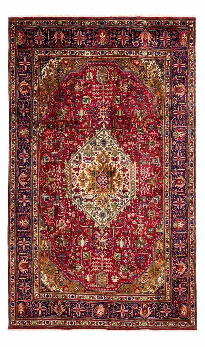 Perserteppich - Täbriz 197 x 322 cm - rot