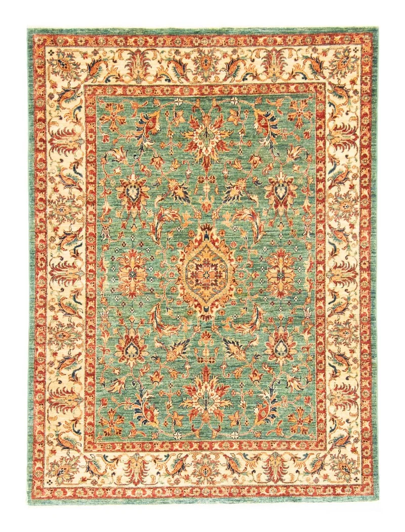 Ziegler Teppich 150 x 197 cm - grün