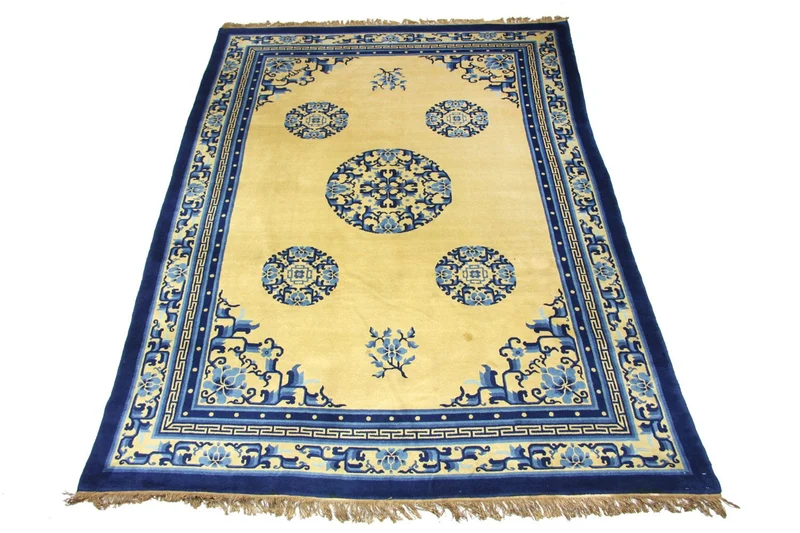China Teppich 213 x 305 cm - gold