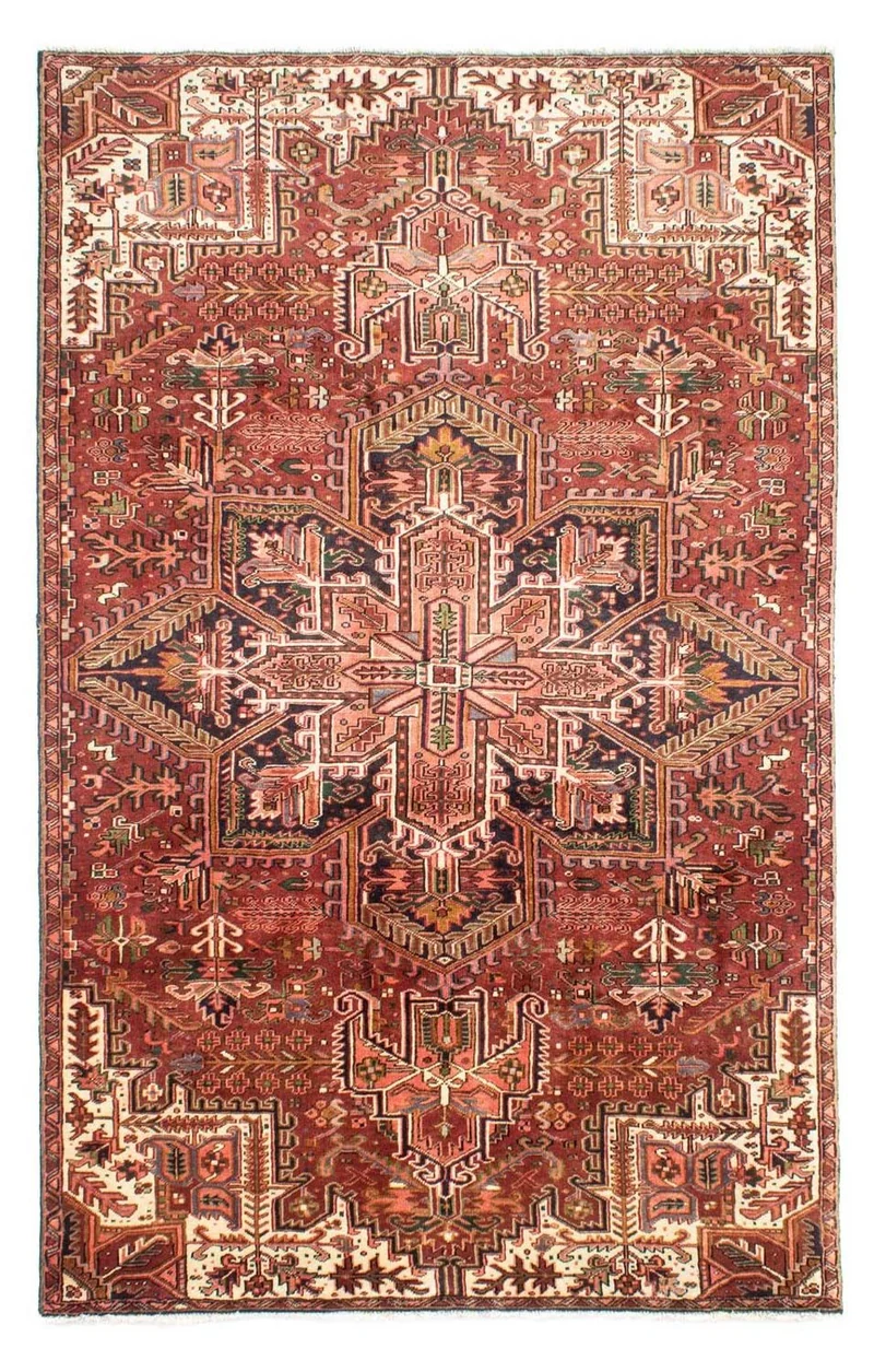 Perserteppich - Nomadic 190 x 293 cm - hellrot