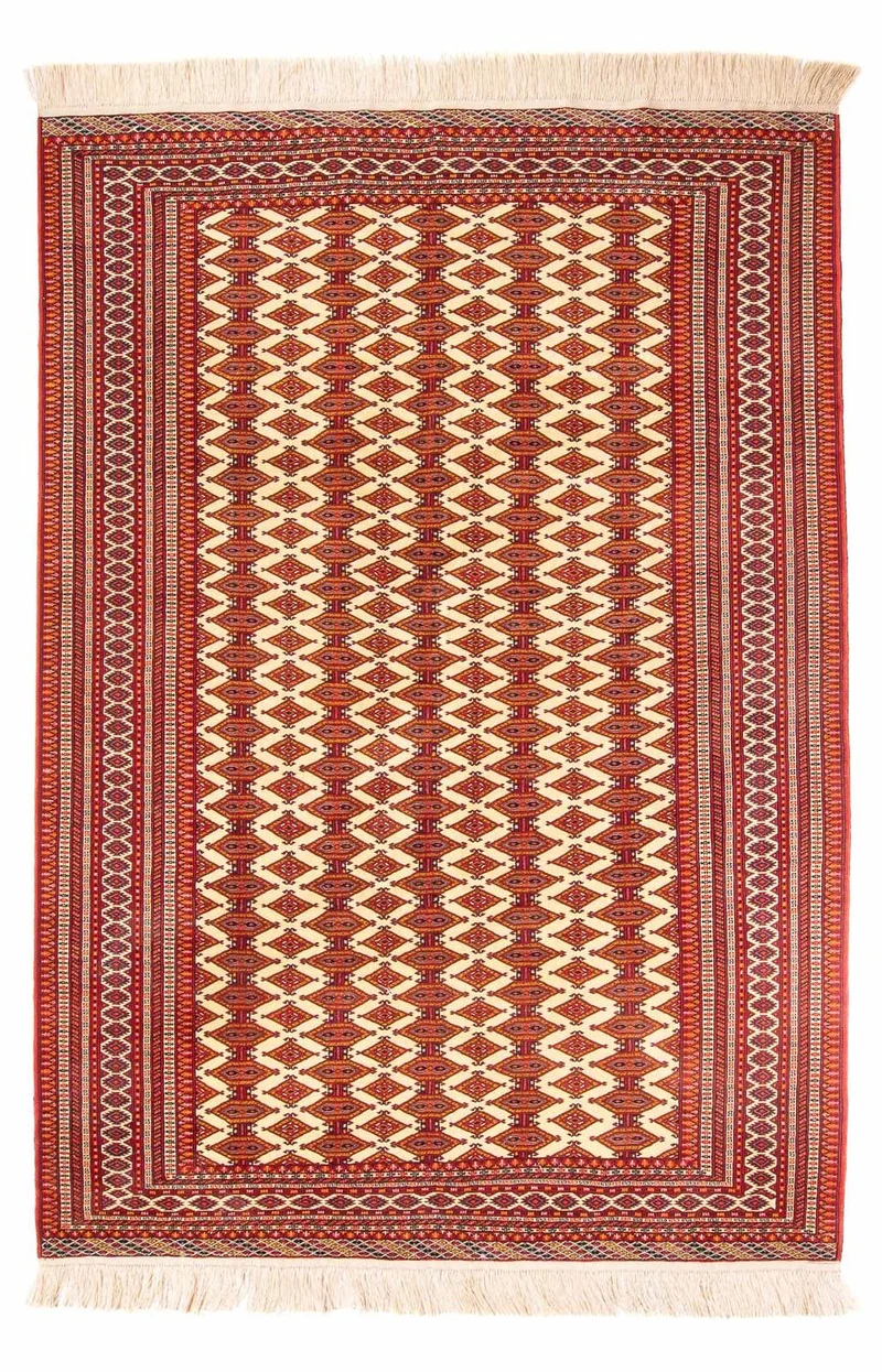 Turkaman Teppich - 206 x 305 cm - beige