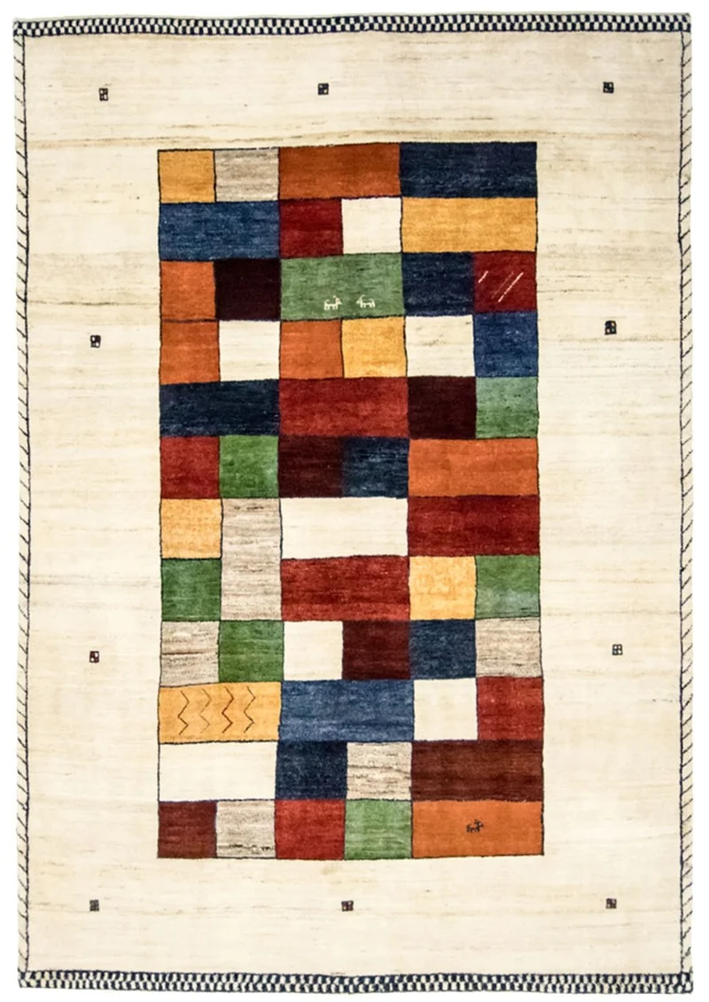 Gabbeh Teppich - Loribaft Indus 175 x 249 cm - bunt