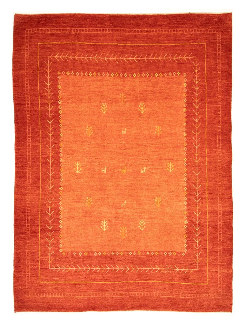 Gabbeh Teppich - Perser 175 x 238 cm - rot